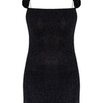 Miniabito scintillante in nero Oséree - donna 