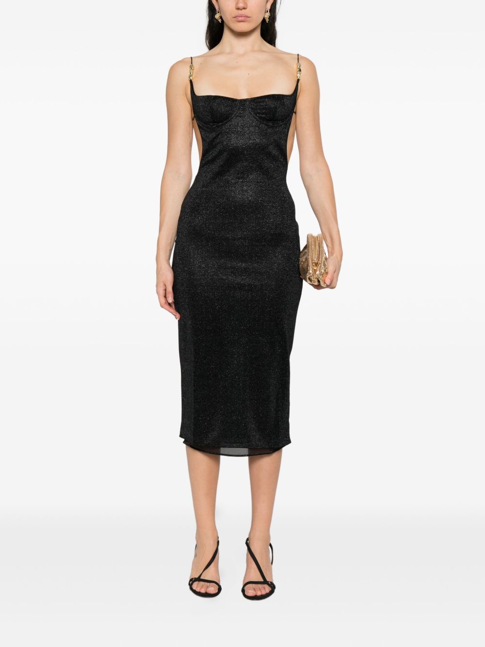 Abito Glazed Lumière in nero Oséree - donna 