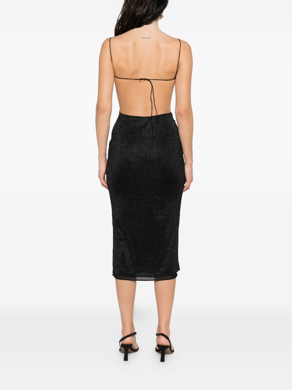 Abito Glazed Lumière in nero Oséree - donna 