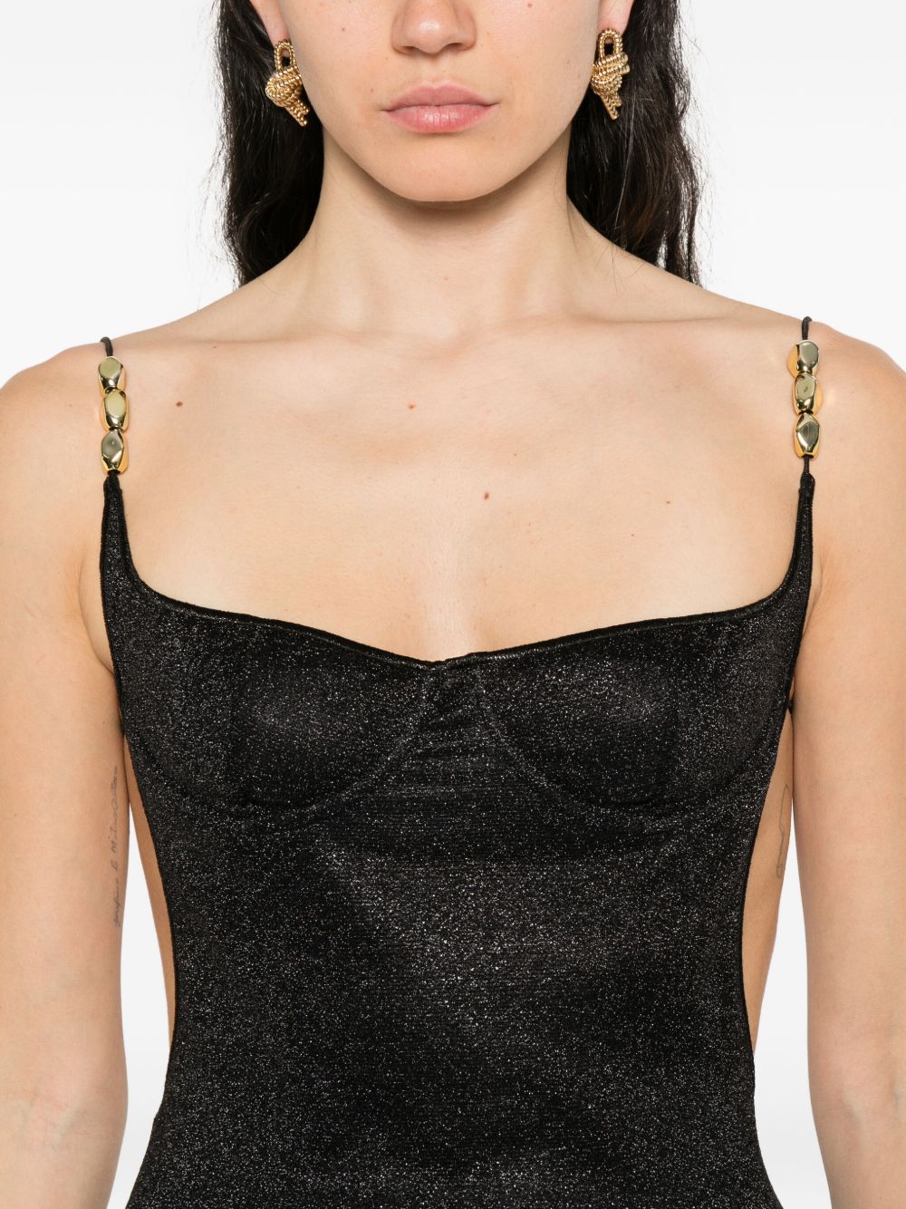 Abito Glazed Lumière in nero Oséree - donna 