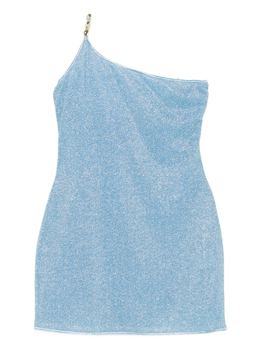 Abito monospalla con decorazione in blu Oséree - donna 