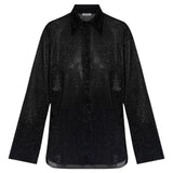 Camicia scintillante in nero Oséree - donna 