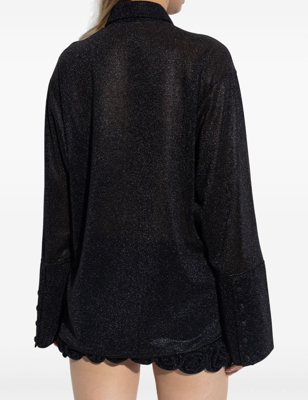 Camicia scintillante in nero Oséree - donna 