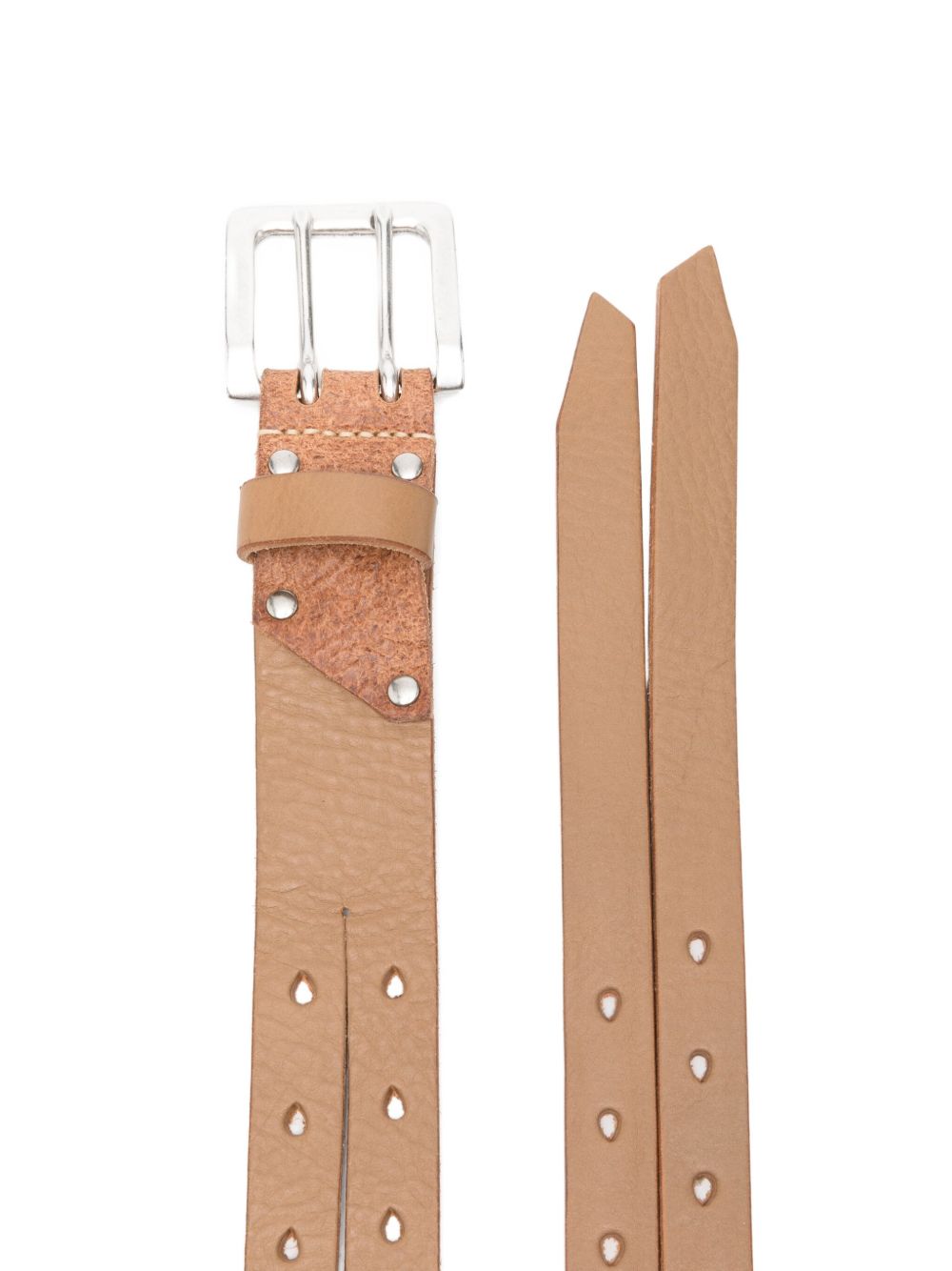 Cintura con fibbia  in beige Our legacy - uomo 