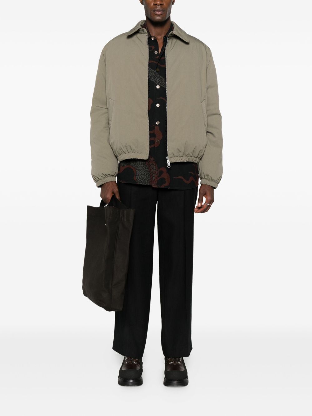Bomber avenue puffa in grigio Our legacy - uomo 