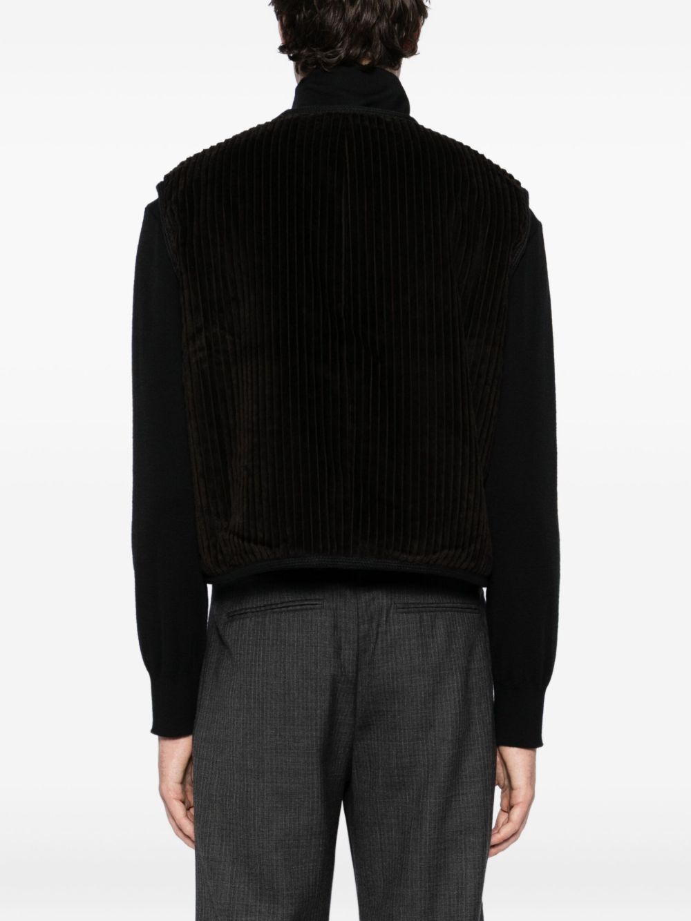 Gilet in cotone in nero Our legacy - uomo 