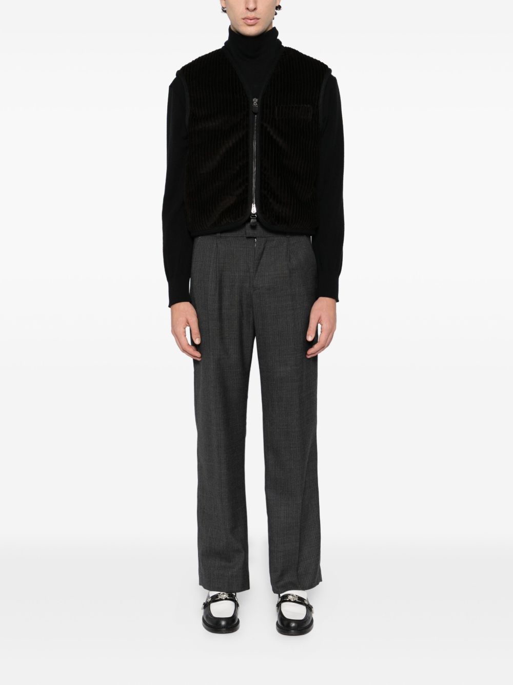 Gilet in cotone in nero Our legacy - uomo 