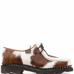 Derby allacciate in cavallino michael in marrone e bianco Paraboot - donna 