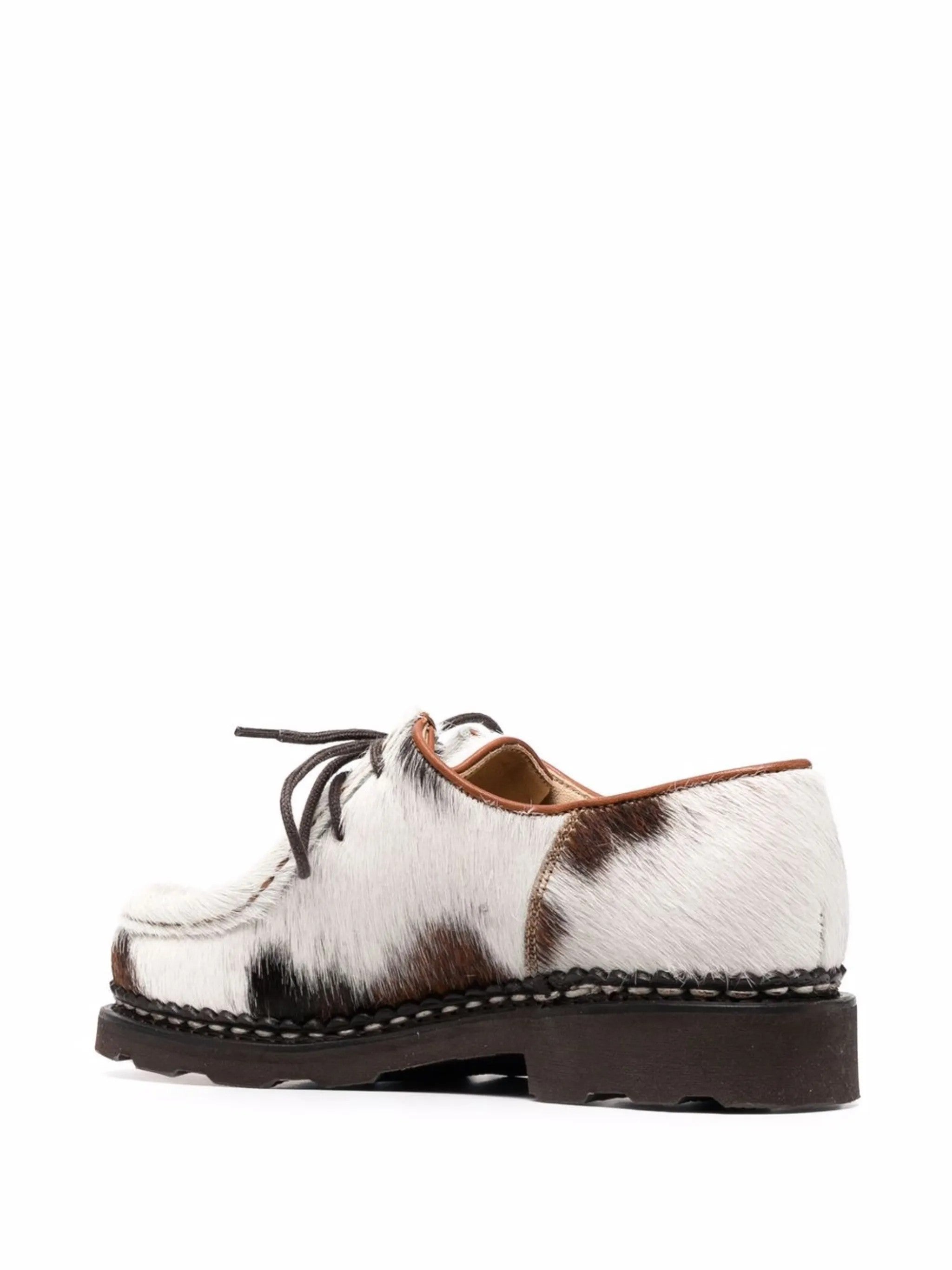 Derby allacciate in cavallino michael in marrone e bianco Paraboot - donna 