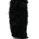 Stivali furry in nero Paris texas - donna 