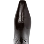 Stivali bettina con effetto pelle coccodrillo in marrone Paris texas - donna 