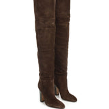 Stivali lavinia in camoscio in marrone Paris texas - donna 