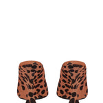 Mules con stampa nimalier Nina in marrone Paris Texas - donna 