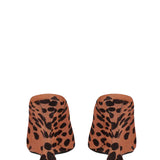 Mules con stampa nimalier Nina in marrone Paris Texas - donna 