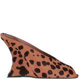 Mules con stampa nimalier Nina in marrone Paris Texas - donna 