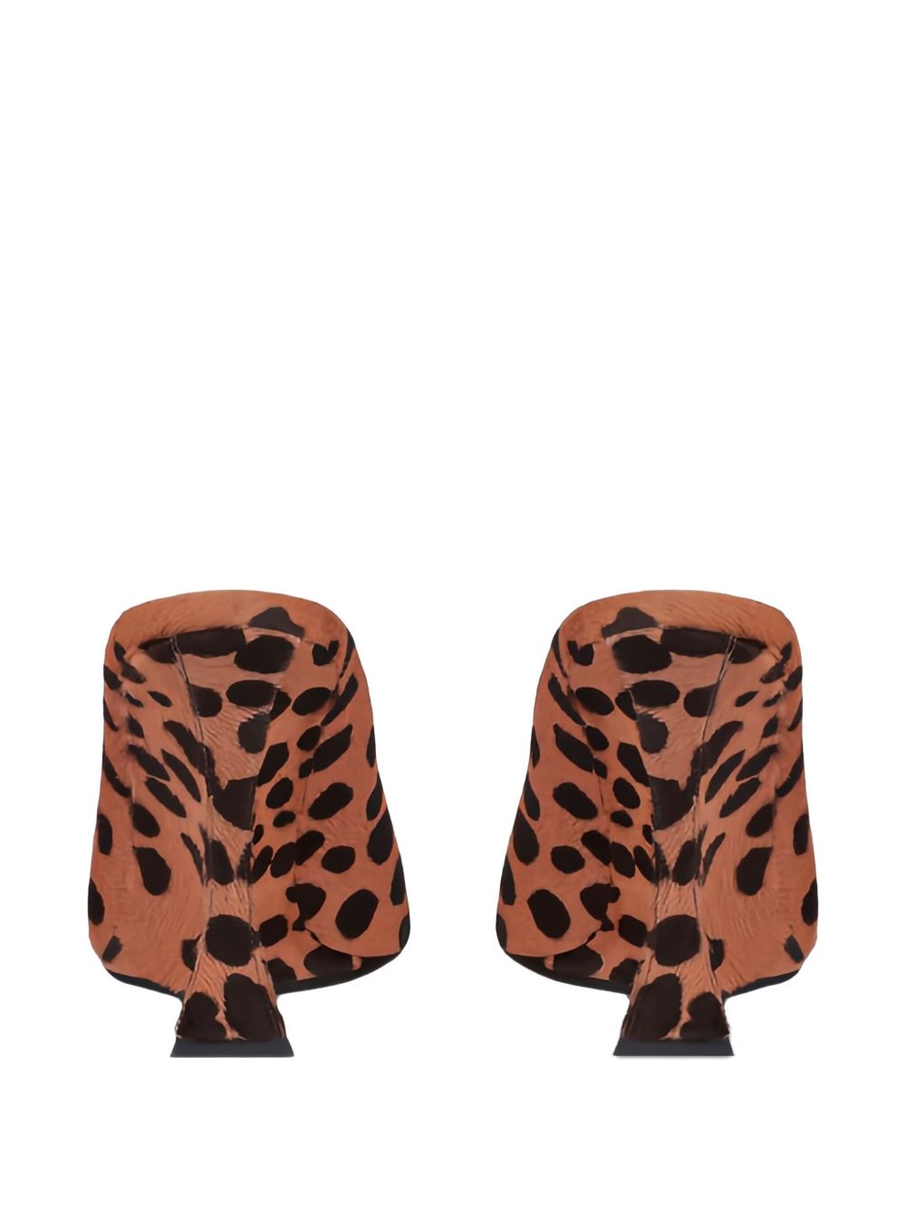 Mules con stampa nimalier Nina in marrone Paris Texas - donna 