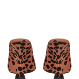 Mules con stampa nimalier Nina in marrone Paris Texas - donna 