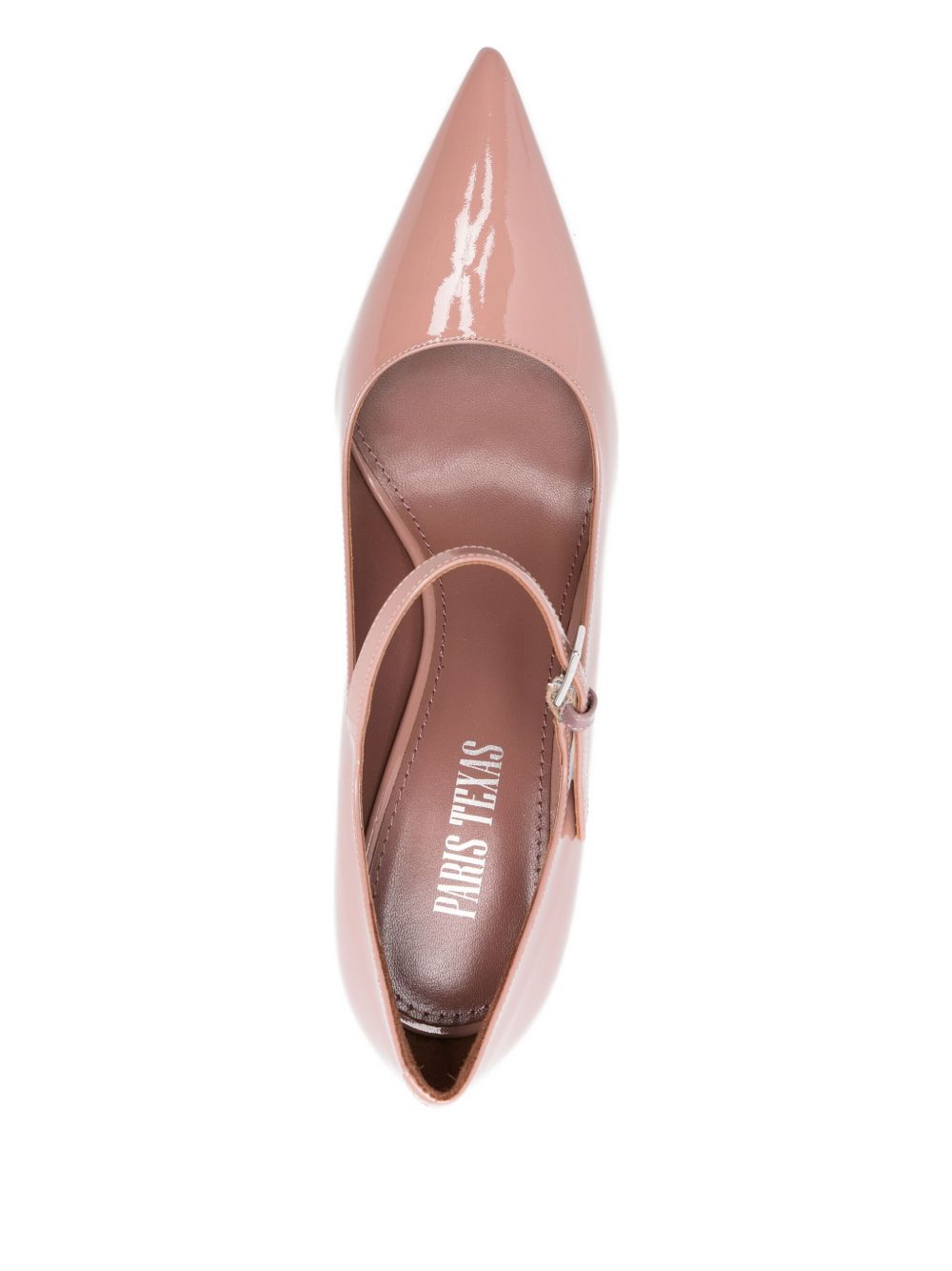 Decollete Lidia Mary Jane con cinturino in rosa 