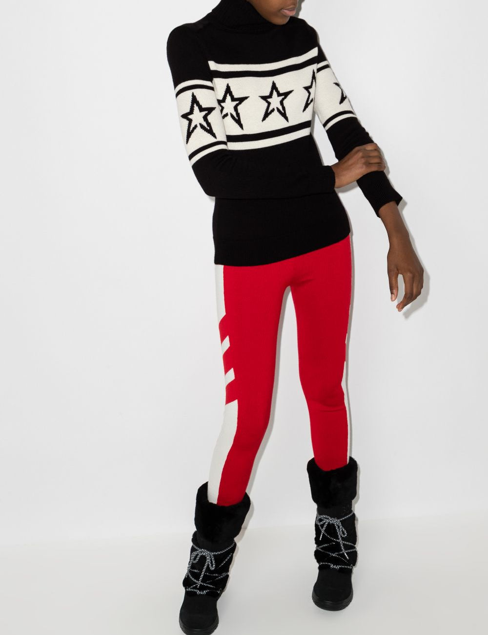 Maglione a collo alto Schild in nero Perfect moment - donna 