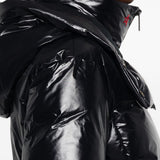 Bomber con cappuccio in nero Perfect moment - donna 