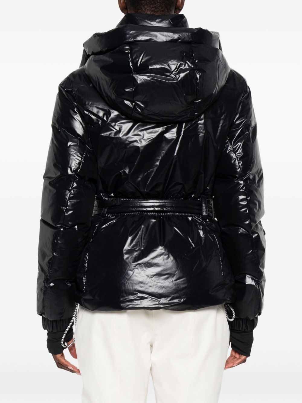 Bomber con cappuccio in nero Perfect moment - donna 