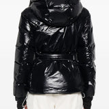 Bomber con cappuccio in nero Perfect moment - donna 