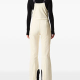 Pantaloni da sci a pannelli svasati in bianco Perfect moment - donna 