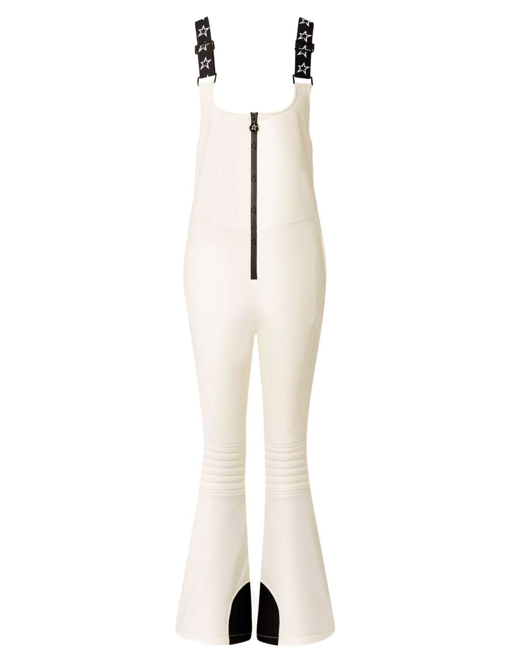 Pantaloni da sci a pannelli svasati in bianco Perfect moment - donna 