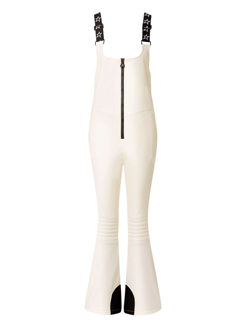 Pantaloni da sci a pannelli svasati in bianco Perfect moment - donna 