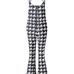 Tuta da sci con fantasia jb in bianco e nero Perfect moment - donna 