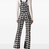 Tuta da sci con fantasia jb in bianco e nero Perfect moment - donna 