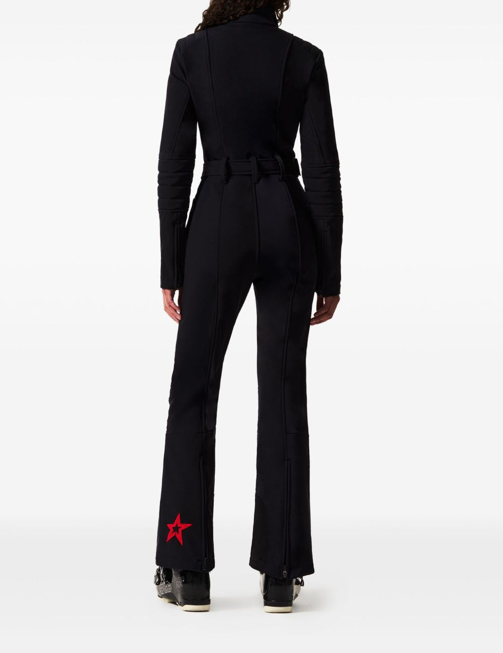 Tuta da sci svasata in nero Perfect moment - donna 