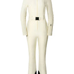 Tuta da sci svasata in bianco Perfect moment - donna 