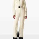 Tuta da sci svasata in bianco Perfect moment - donna 