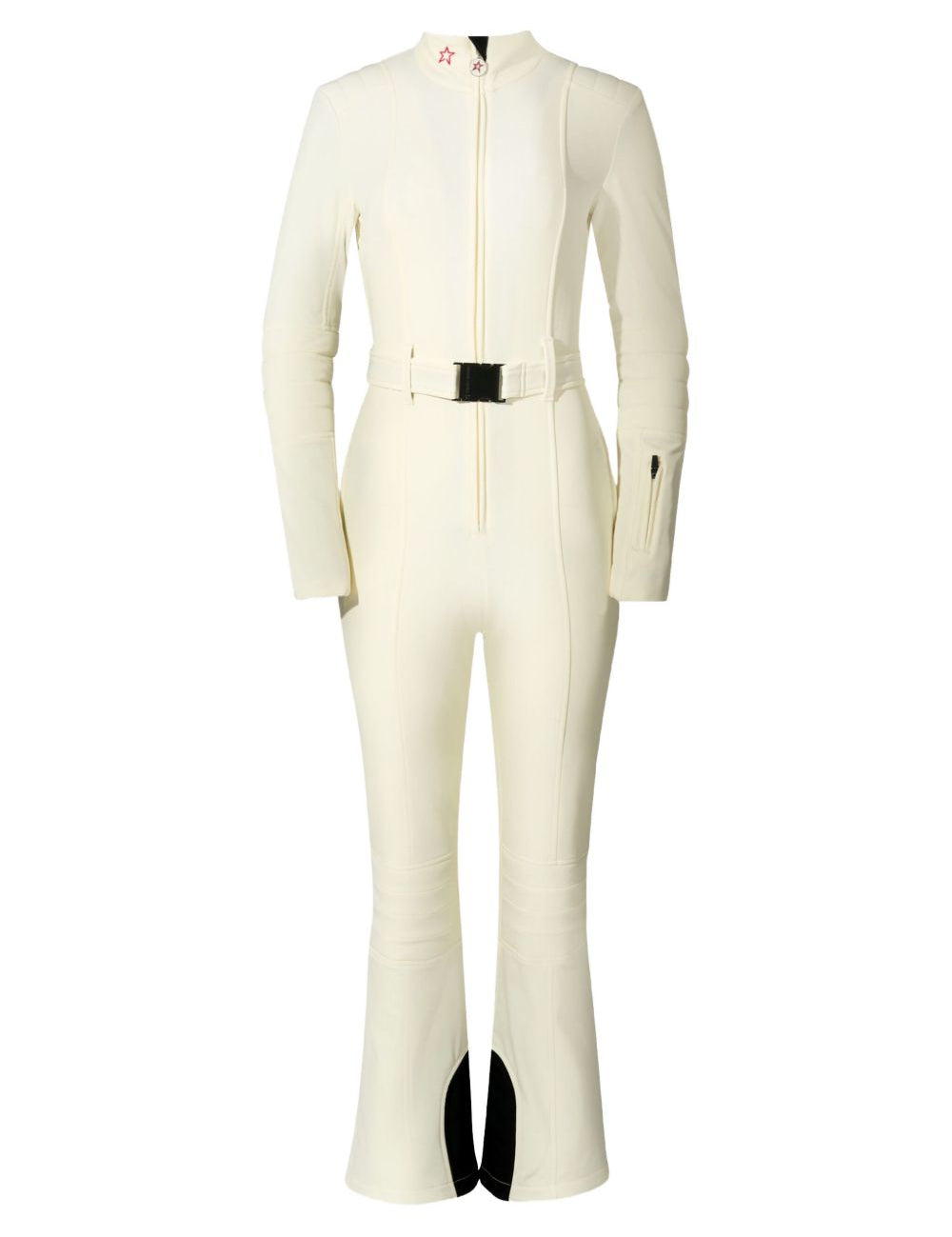 Tuta da sci svasata in bianco Perfect moment - donna 