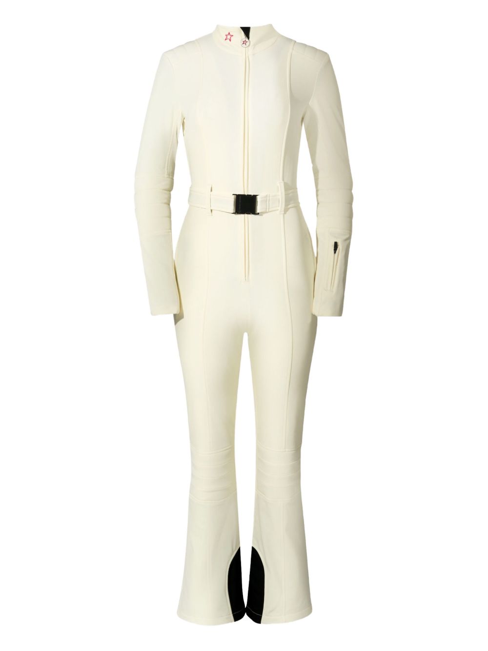 Tuta da sci svasata in bianco Perfect moment - donna 