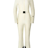 Tuta da sci svasata in bianco Perfect moment - donna 