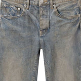 Jeans P001 con effetto schiarito in grigio Purple - uomo 