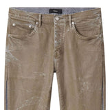 Jeans con effetto vissuto in marrone Purple - uomo 