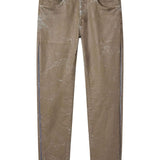 Jeans con effetto vissuto in marrone Purple - uomo 