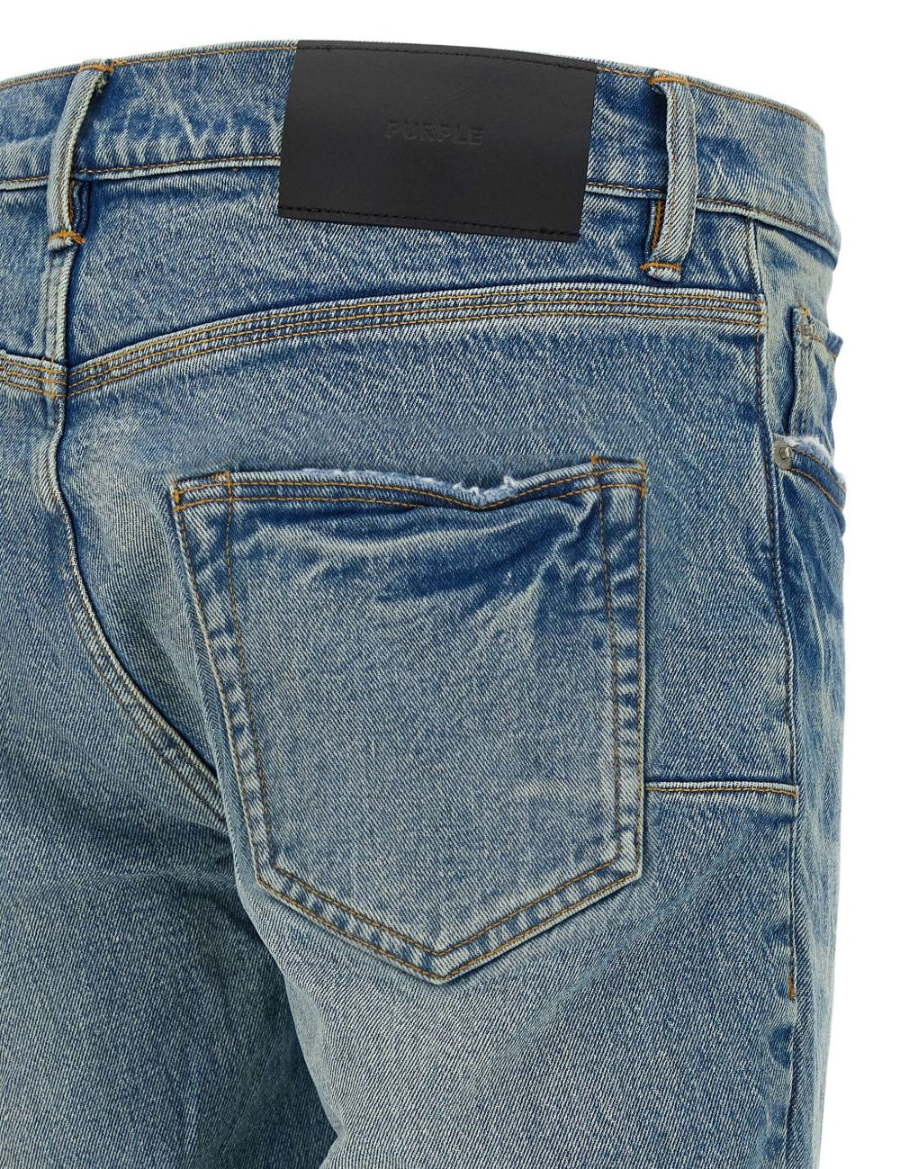 Jeans con applicazione logo in blu Purple - uomo 