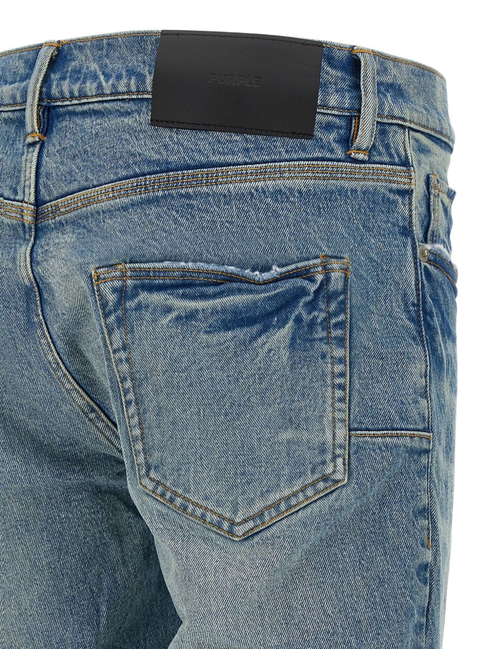 Jeans con applicazione logo in blu Purple - uomo 