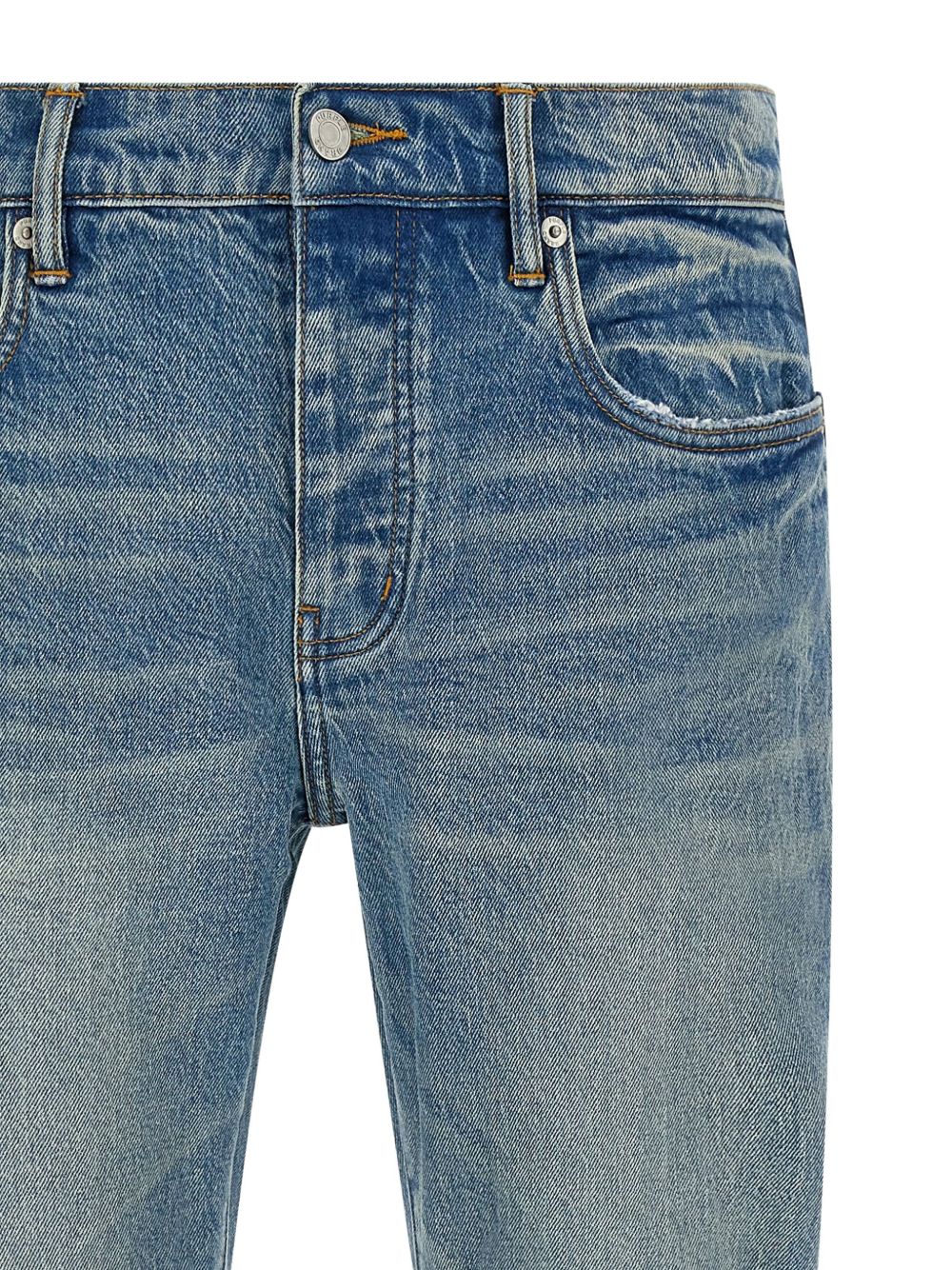 Jeans con applicazione logo in blu Purple - uomo 