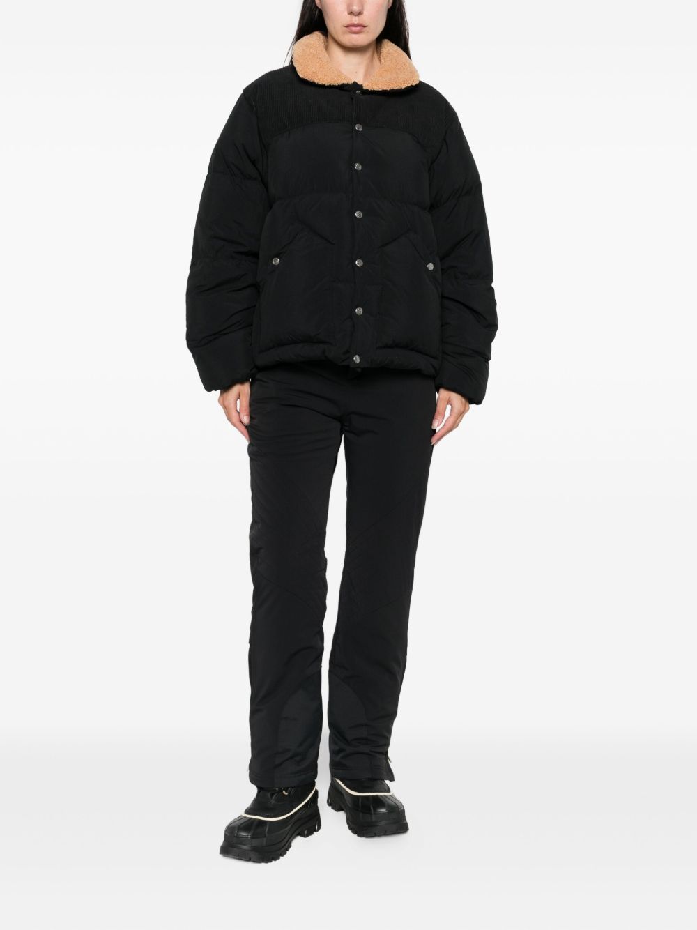 Giacca Fiery con colletto a coste in nero Pyrenex - unisex 