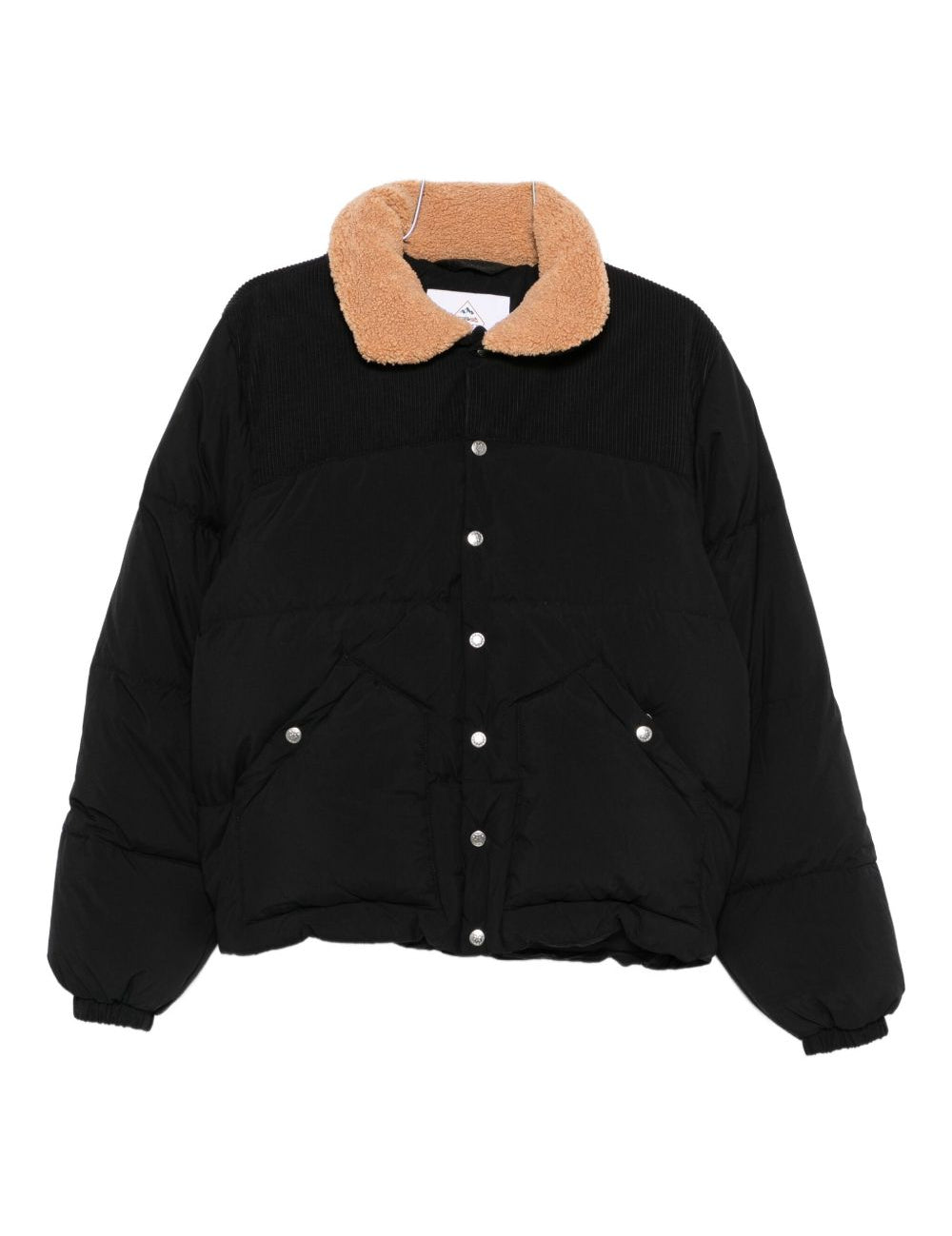 Giacca Fiery con colletto a coste in nero Pyrenex - unisex 