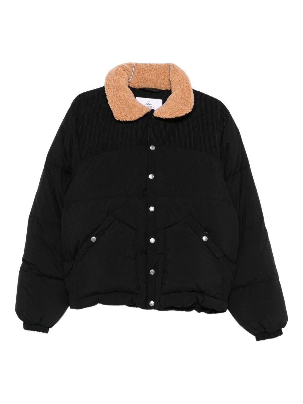 Giacca Fiery con colletto a coste in nero Pyrenex - unisex 