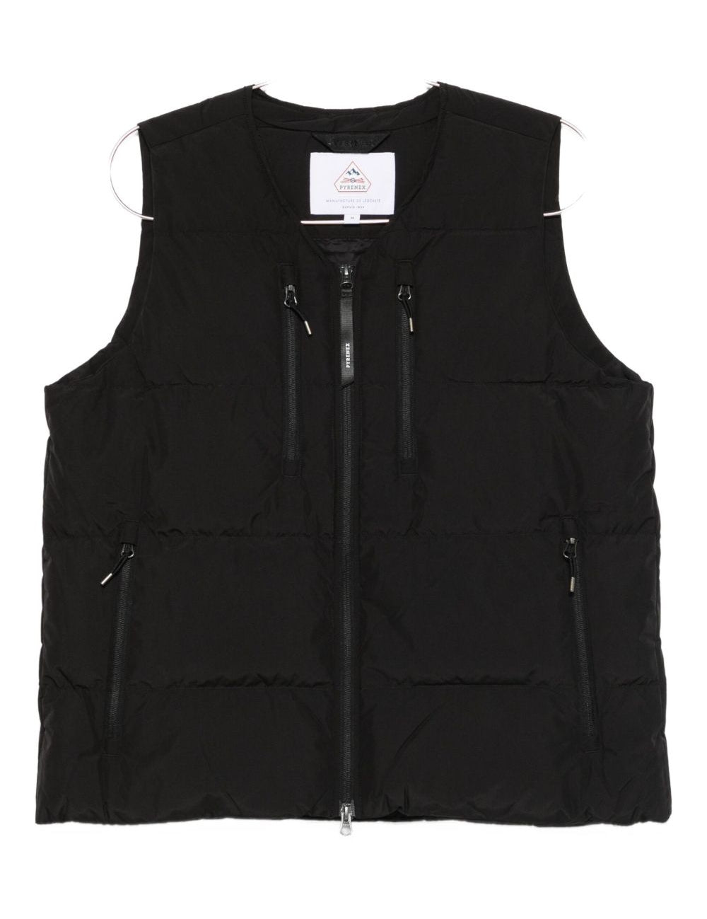Gilet smanicato con zip in nero Pyrenex - unisex 
