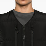 Gilet smanicato con zip in nero Pyrenex - unisex 