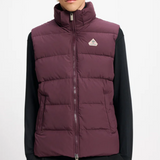 Gilet imbottito con cappuccio spoutnic in viola Pyrenex - unisex 