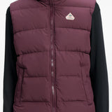 Gilet imbottito con cappuccio spoutnic in viola Pyrenex - unisex 